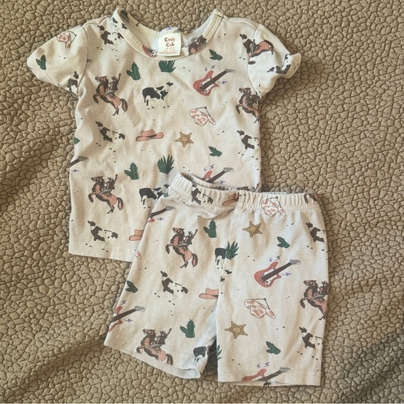 cozy cub Other - COZY CUB Snug Fit Bamboo Pajamas In Western Ranch Theme, Cowboy, Baby 18-24m​